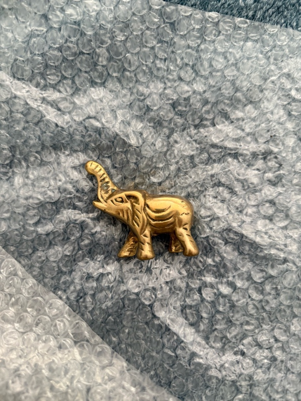 Vintage Brass Elephant